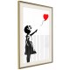 ARTGEIST Plakat med ramme - Banksy: Love is in the Bin