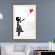 ARTGEIST Plakat med ramme - Banksy: Love is in the Bin