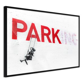 ARTGEIST Plakat med ramme - Banksy: Park(ing)