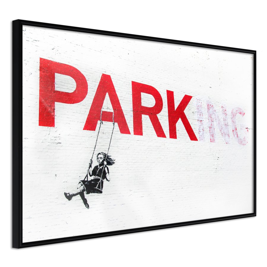 ARTGEIST Plakat med ramme - Banksy: Park(ing)