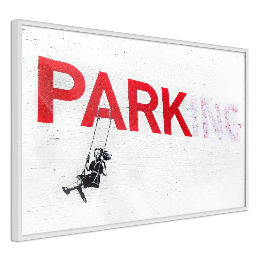 ARTGEIST Plakat med ramme - Banksy: Park(ing)