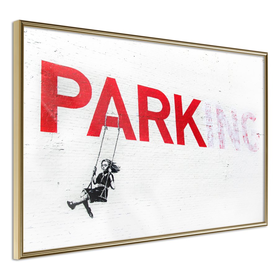 ARTGEIST Plakat med ramme - Banksy: Park(ing)
