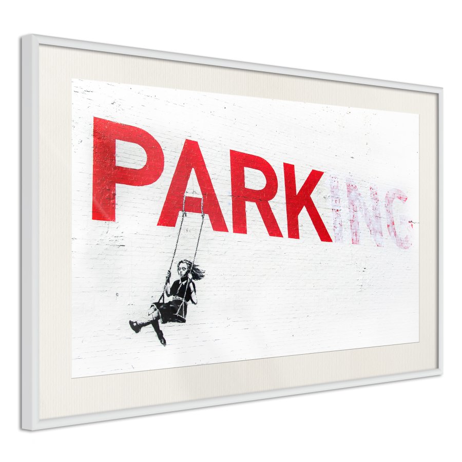 ARTGEIST Plakat med ramme - Banksy: Park(ing)