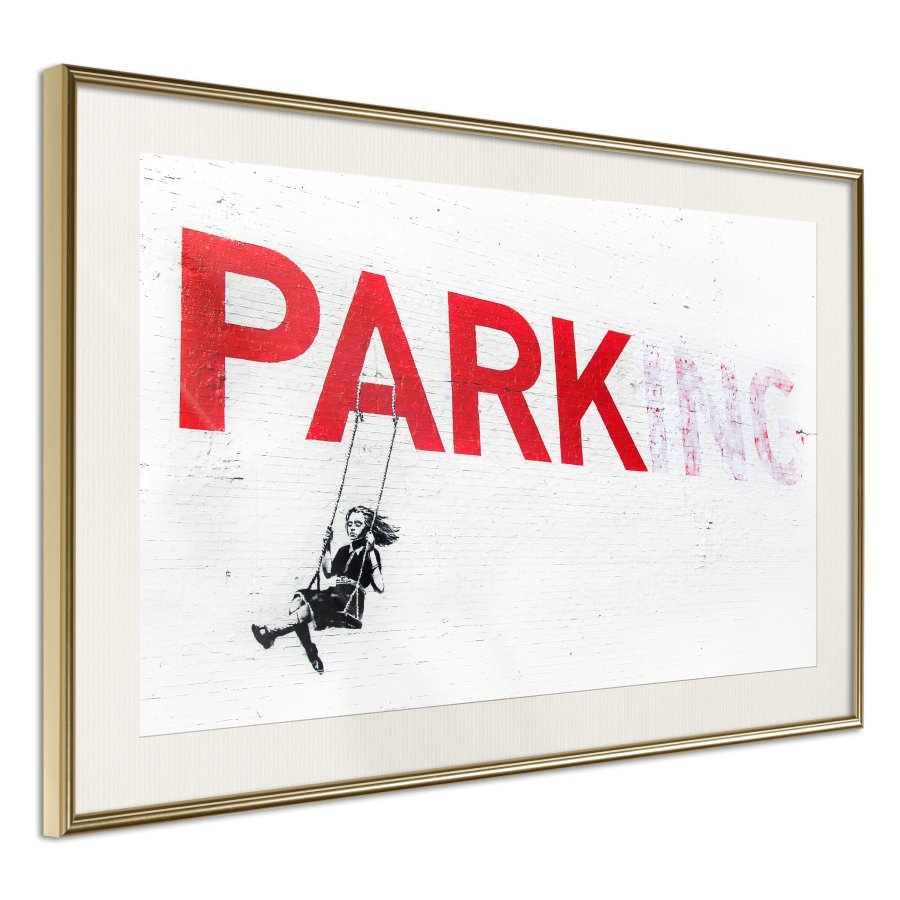 ARTGEIST Plakat med ramme - Banksy: Park(ing)