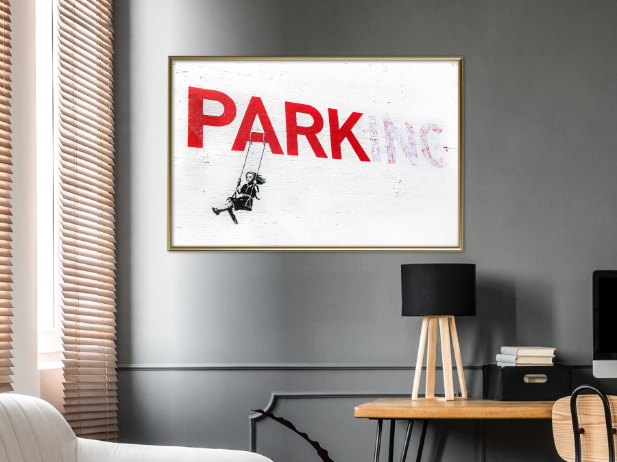 ARTGEIST Plakat med ramme - Banksy: Park(ing)