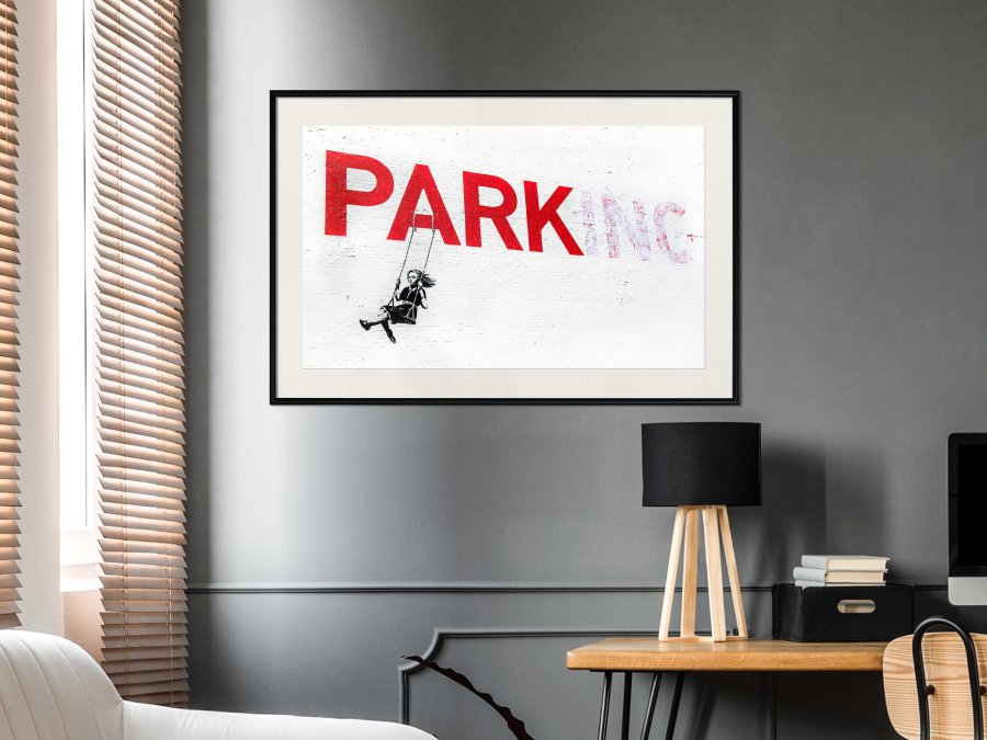 ARTGEIST Plakat med ramme - Banksy: Park(ing)