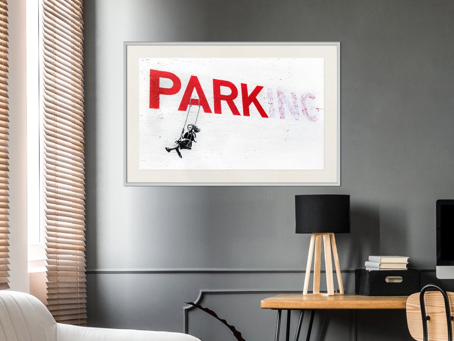 ARTGEIST Plakat med ramme - Banksy: Park(ing)