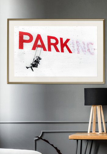 ARTGEIST Plakat med ramme - Banksy: Park(ing)