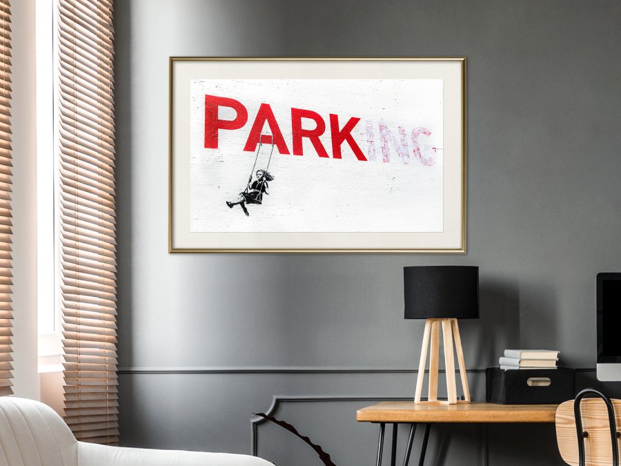 ARTGEIST Plakat med ramme - Banksy: Park(ing)