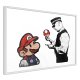 ARTGEIST Plakat med ramme - Banksy: Mario and Copper