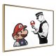 ARTGEIST Plakat med ramme - Banksy: Mario and Copper