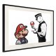 ARTGEIST Plakat med ramme - Banksy: Mario and Copper