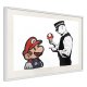 ARTGEIST Plakat med ramme - Banksy: Mario and Copper