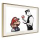 ARTGEIST Plakat med ramme - Banksy: Mario and Copper