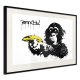 ARTGEIST Plakat med ramme - Banksy: Banana Gun II