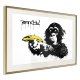 ARTGEIST Plakat med ramme - Banksy: Banana Gun II
