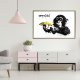 ARTGEIST Plakat med ramme - Banksy: Banana Gun II