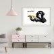 ARTGEIST Plakat med ramme - Banksy: Banana Gun II