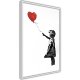 ARTGEIST Plakat med ramme - Banksy: Girl with Balloon II