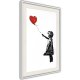 ARTGEIST Plakat med ramme - Banksy: Girl with Balloon II