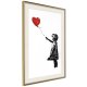 ARTGEIST Plakat med ramme - Banksy: Girl with Balloon II