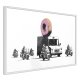ARTGEIST Plakat med ramme - Banksy: Donuts (Strawberry)