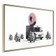 ARTGEIST Plakat med ramme - Banksy: Donuts (Strawberry)