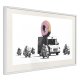 ARTGEIST Plakat med ramme - Banksy: Donuts (Strawberry)