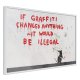 ARTGEIST Plakat med ramme - Banksy: If Graffiti Changed Anything
