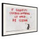 ARTGEIST Plakat med ramme - Banksy: If Graffiti Changed Anything