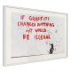 ARTGEIST Plakat med ramme - Banksy: If Graffiti Changed Anything