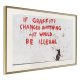 ARTGEIST Plakat med ramme - Banksy: If Graffiti Changed Anything