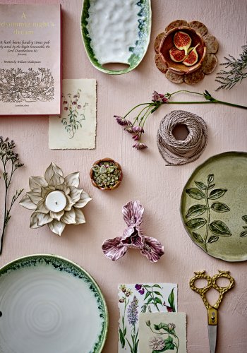 CREATIVE COLLECTION Eira Fyrfadsstage, Natur, Stentj