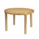 ZUIVER Storm sofabord, rund - natur egetrsfinér og asketr (60)