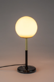 ZUIVER Orion bordlampe - opal glas og sort marmor