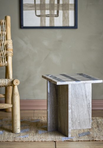 BLOOMINGVILLE Clea Sidebord, Brun, Marmor