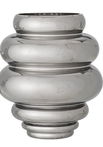 BLOOMINGVILLE Zorya Vase, Slv, Glas