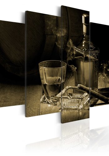 ARTGEIST billede trykt p lrred - Gentlemen's Evening II, 5-delt - Flere strrelser