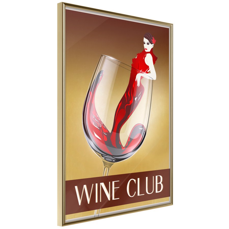 ARTGEIST Plakat med ramme - Woman is Like a Wine