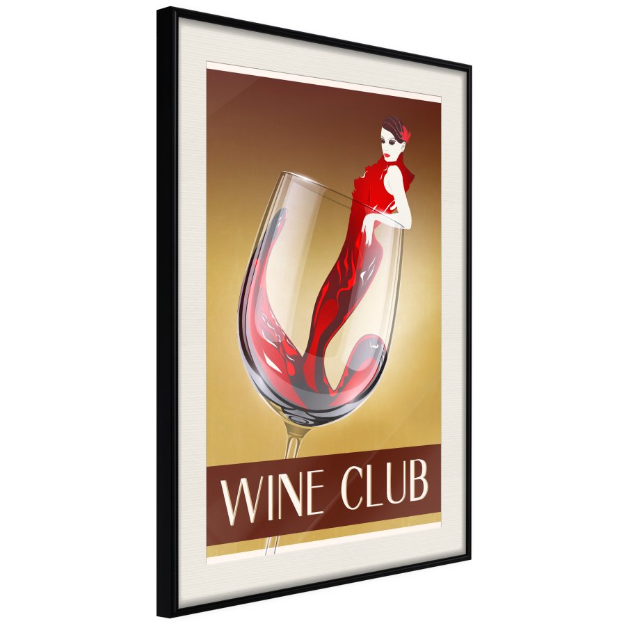 ARTGEIST Plakat med ramme - Woman is Like a Wine