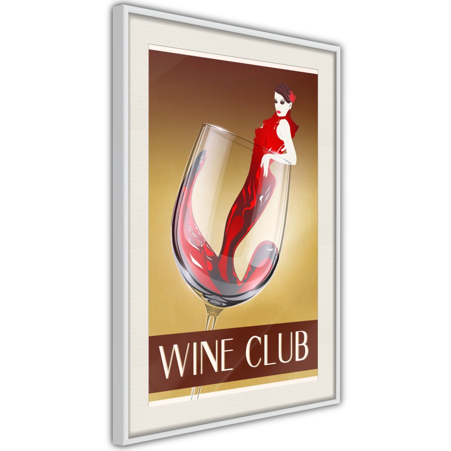 ARTGEIST Plakat med ramme - Woman is Like a Wine