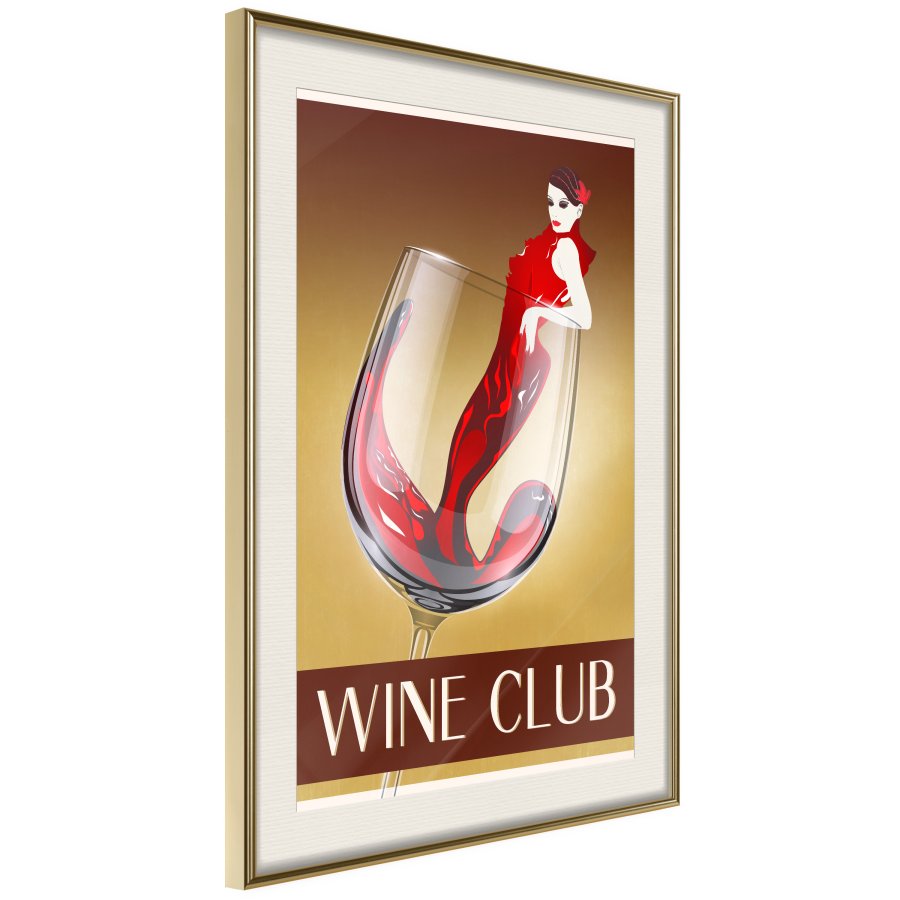 ARTGEIST Plakat med ramme - Woman is Like a Wine