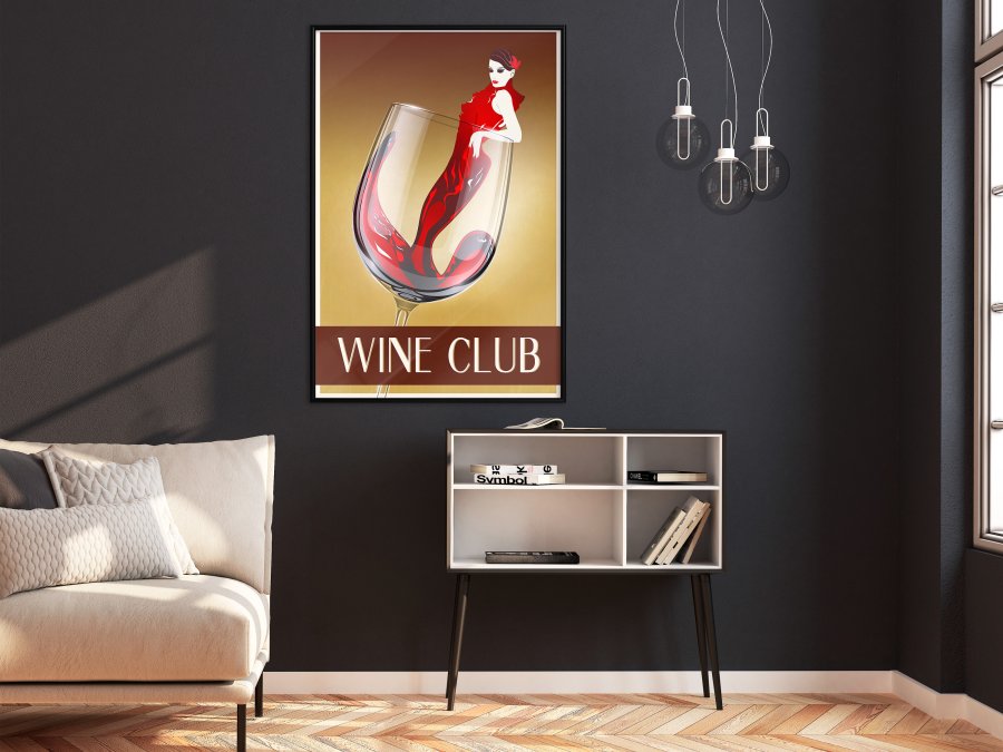 ARTGEIST Plakat med ramme - Woman is Like a Wine
