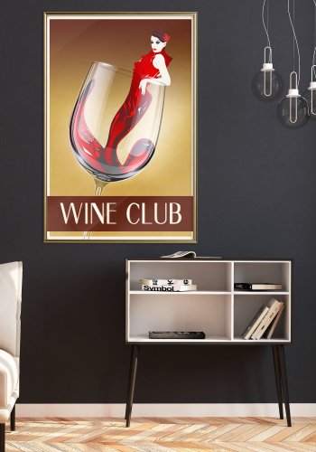 ARTGEIST Plakat med ramme - Woman is Like a Wine