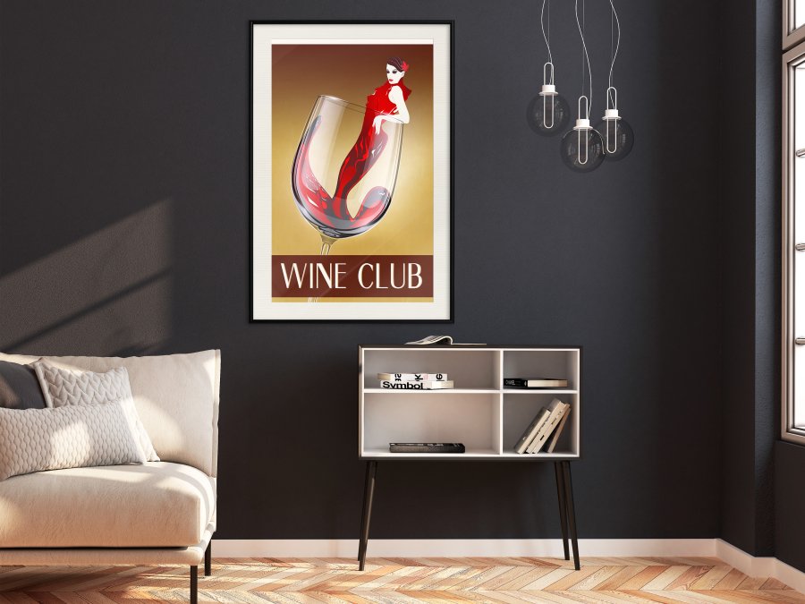 ARTGEIST Plakat med ramme - Woman is Like a Wine