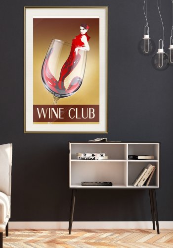 ARTGEIST Plakat med ramme - Woman is Like a Wine