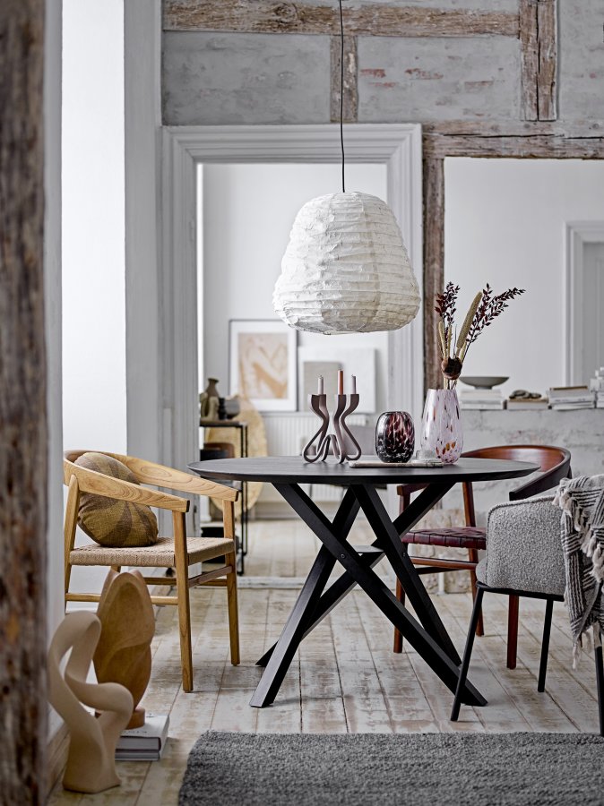 BLOOMINGVILLE Delier figur - brun polyresin (H:40)