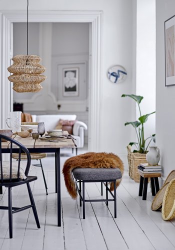 BLOOMINGVILLE Chesham sofa - hvid polyester og eg