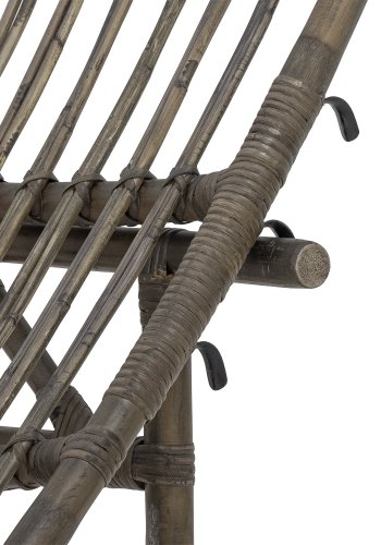 BLOOMINGVILLE Dione liggestol, m. justerbar rygln, foldbar - brun rattan