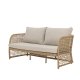 BLOOMINGVILLE Penzano udendrs sofa, m. armln og hynder - natur polyrattan